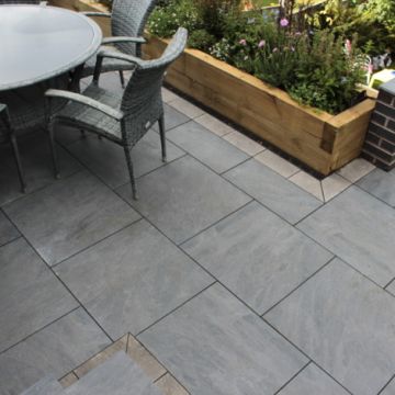 Vitripiazza - Bellstone Porcelain Paving - Anthracite - Single Sizes