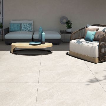 Porcelain Paving - Quartz White - Porcelain Slabs