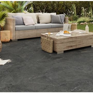 Bradstone - Vala Porcelain Paving - Anthracite - Single Sizes